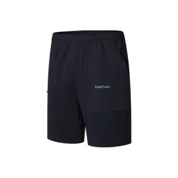 Erke Life Collection Casual Shorts Men's Jet Black