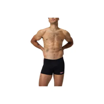 Speedo TechPanelAquashort Swimming Shorts Men's Black/Coral