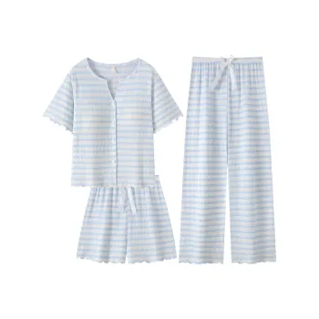 XIAFENYAN Pajama Set Women's Blue