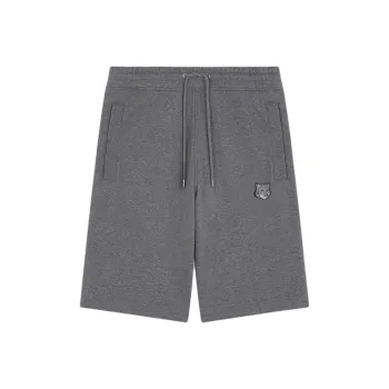 Maison Kitsune Bold Fox Head Patch Oversize Jog Shorts