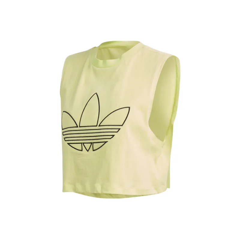 Adidas Tank Tops Women's Yellow-0