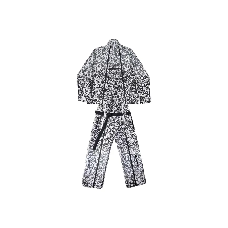 ZACHARIAH x HUAJIALIANMINGKUAN Artist Collaboration Graffiti Snow Jacket/Pants Ski Suit 3L Unisex-0