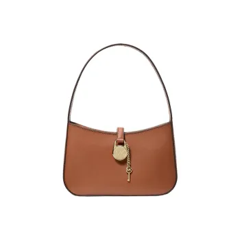 MICHAEL KORS Lyra Leather Handbag Small Size Women's Brown