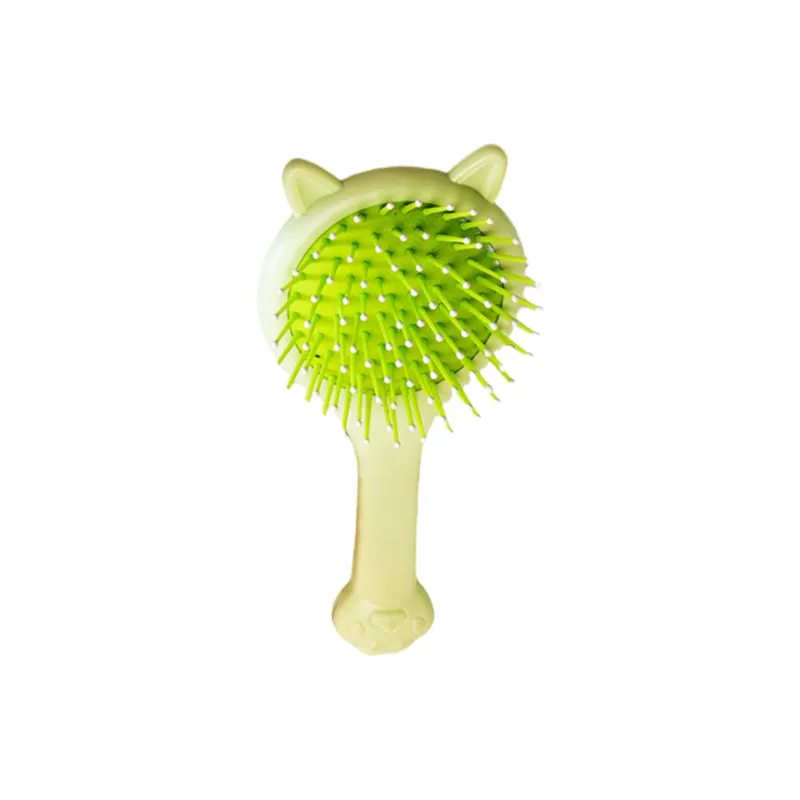 Gentle Welcome Cute Cat Paw Hand Mirror Comb Dual Purpose Airbag Scalp Head Meridian Massage Air Cushion Comb Massage-7