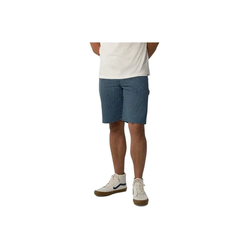 Dickies Hickory Stripe Carpenter Shorts Casual Shorts Men's Sky Blue-0