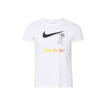 Nike Set in Sleeve T Shirt Women's White
