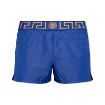 VERSACE COLLECTION Greca Border Elasticated Waistband Swim Shorts