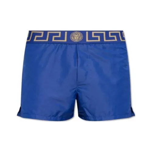 VERSACE COLLECTION Greca Border Elasticated Waistband Swim Shorts