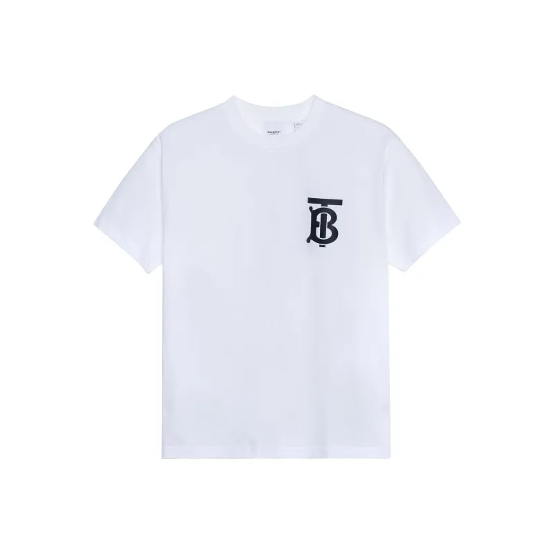 Burberry Drop Shoulder Sleeve T Shirt Women's White 80174731-0
