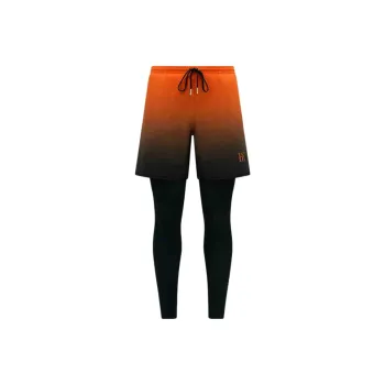 BALNEAIRE Swimming Shorts Men's Black Orange Color Blocking
