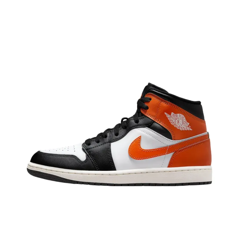 Jordan 1 Mid Black Toe Starfish-0