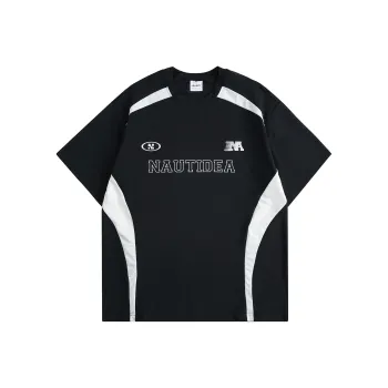 NANDCHN Drop Shoulder Sleeve T-Shirt Unisex