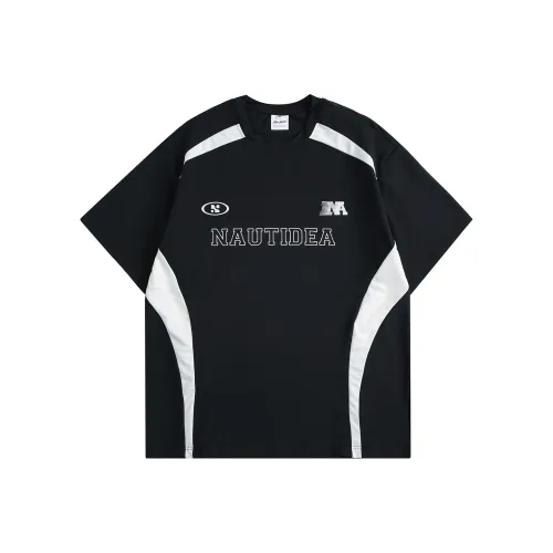 NANDCHN Drop Shoulder Sleeve T Shirt Unisex