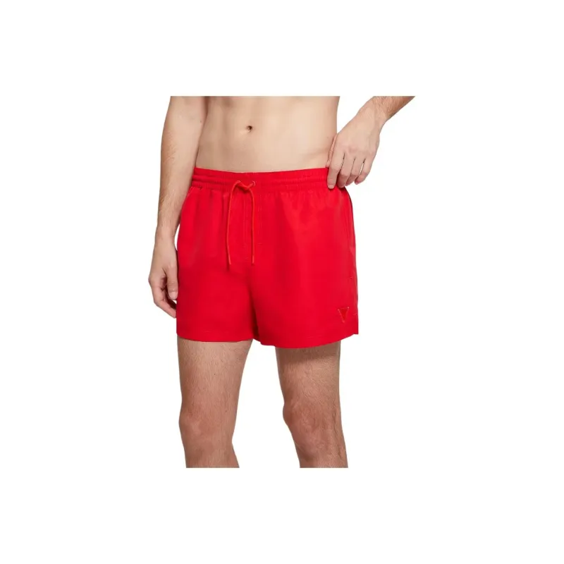 GUESS Swimming Shorts Men's Red-0