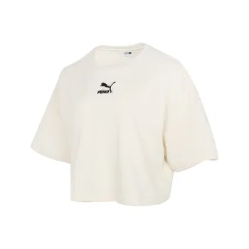 PUMA Crop Tops Women's Ecru