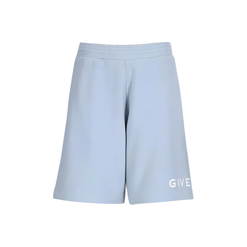 Givenchy Logo Printed Elastic Waist Shorts-0