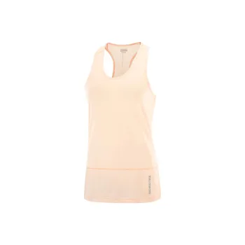 SALOMON CROSS RUN Tank Tops Women's Light Pink