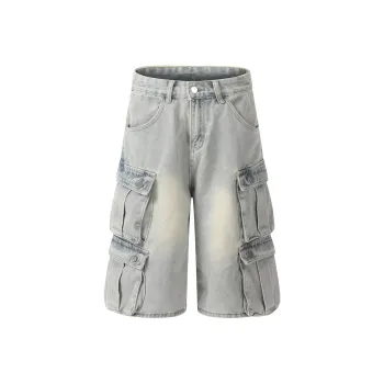 TINA GIA Denim Shorts Men's Blue