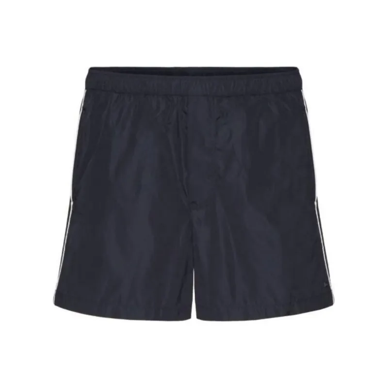 Valentino Stud Detailed Contrasting Trim Swim Shorts-0