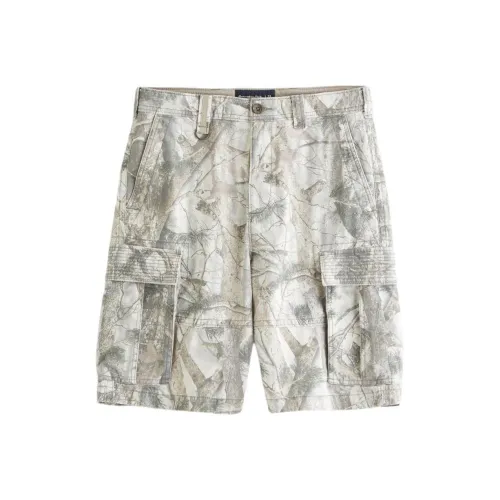 Abercrombie＆Fitch Cargo shorts Octavia Men's Gray Camouflage