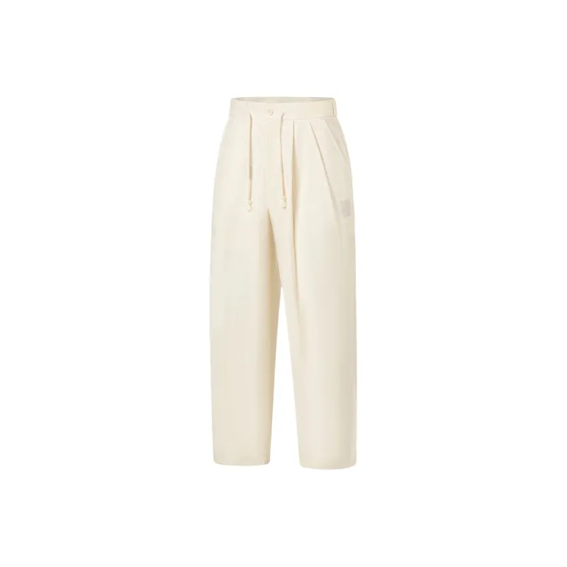 LiNing x CHENGLONG LIANMINGKUAN Casual Pants Men's Papyrus White-0