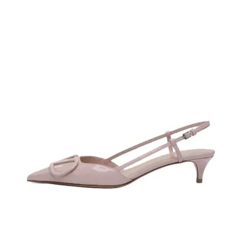 Valentino Vlogo Pointed Toe Slingback Pumps