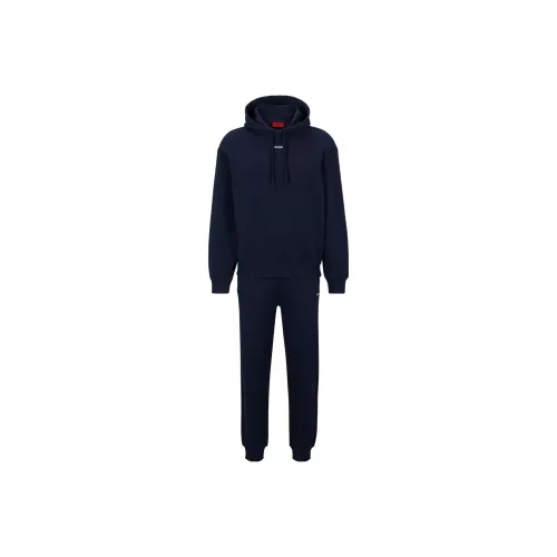 HUGO BOSS Logo Printed Drawstring Two Piece Tracksuit