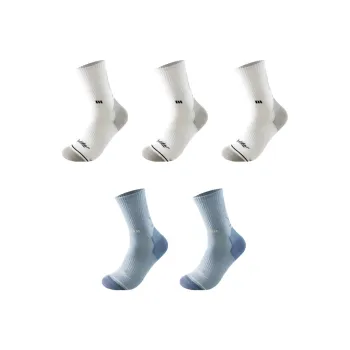 H YXIANG Mid Calf Socks Men's 5 Pack