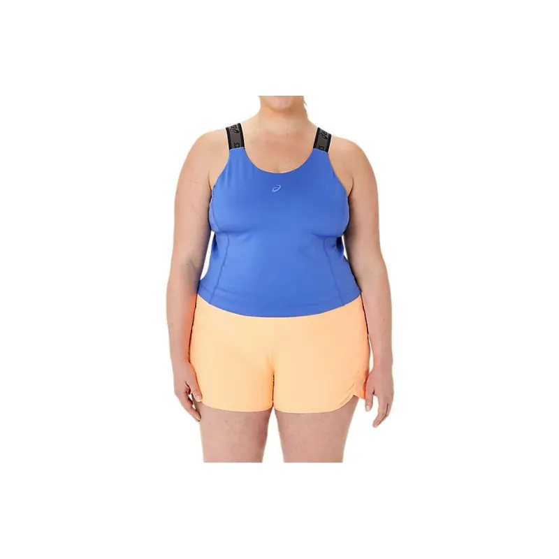 Asics Fit Sana Cropped Tank Tank Tops Women's Blue-0