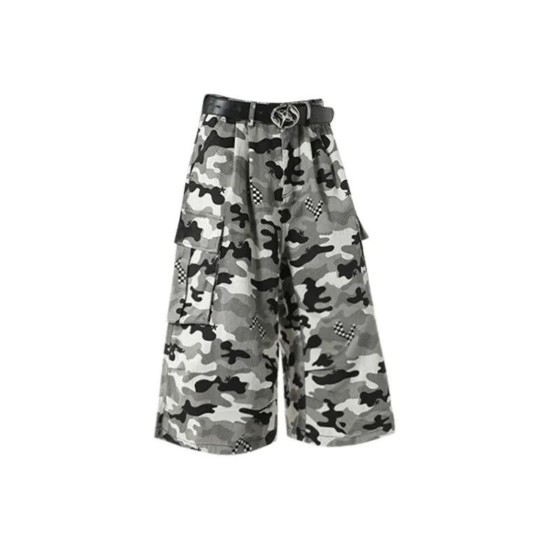 TESTUNG Cargo Shorts Unisex Camouflage-0