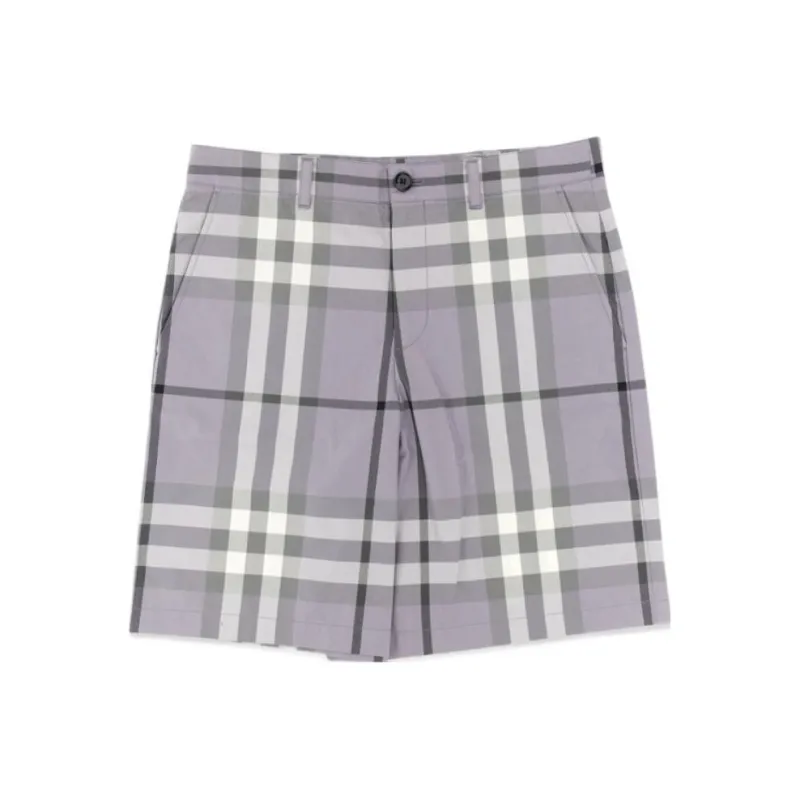 Burberry Check Pattern Bermuda Shorts-0