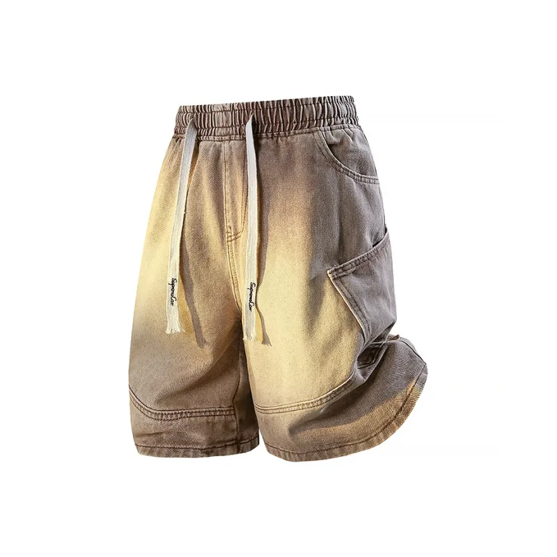 Supremo Cat Denim Shorts Unisex-2