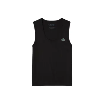 LACOSTE Tank Tops Women's Black
