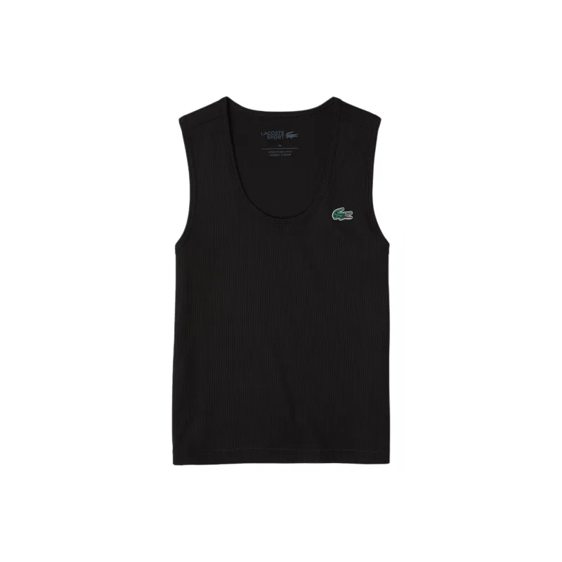 LACOSTE Tank Tops Women's Black-0