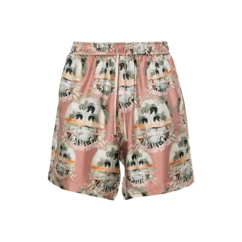 AMIRI Graphic print Silk Shorts