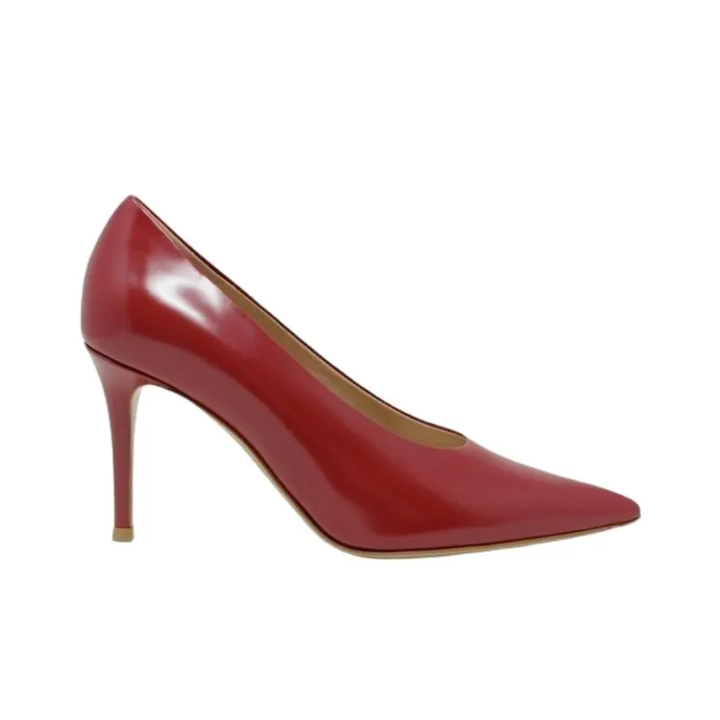 GIANVITO ROSSI Slim Heel High Heels 8.5cm Women's Red-1