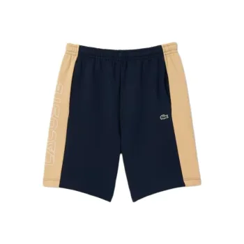 LACOSTE Casual Shorts Men's Blue Yellow