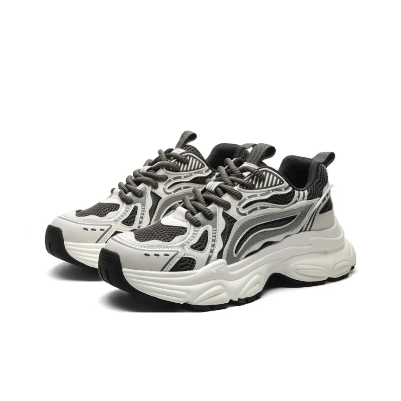 FACKRAM Breathable Height Increase Low Top Chunky Sneakers Men's-3