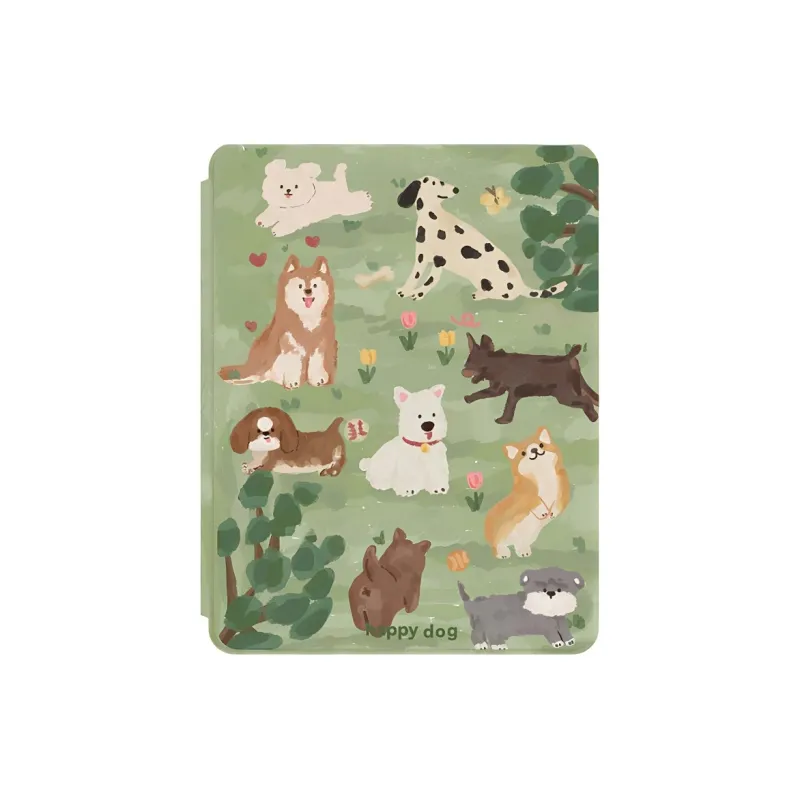 Wei Xin Lawn Cute Puppy Compatible With IPad Pro/Mini 6/iPad Air 7 Tablet Protective Cases-0