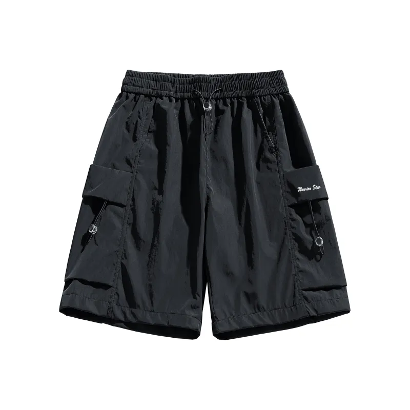 Warrior Huichao Riding The Wind Collection Cargo Shorts Unisex-15