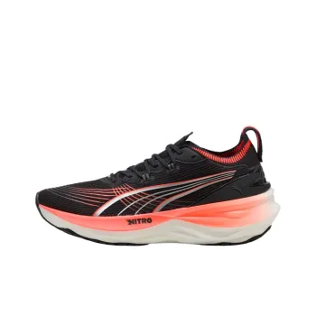 PUMA ForeverRun NITRO™ II Mid Top Running Shoes Men's PUMA Black Glow Red