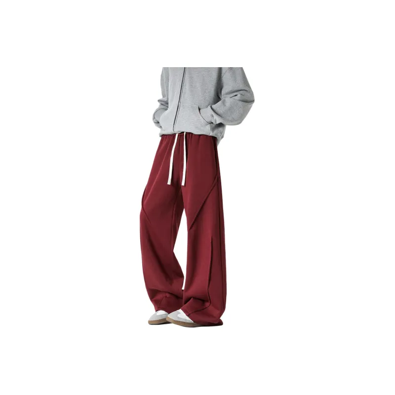 YOUSHIQI Casual Pants Unisex Black-18