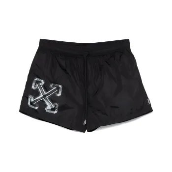 OFF WHITE Vibe Arrow Drawstring Swim Shorts