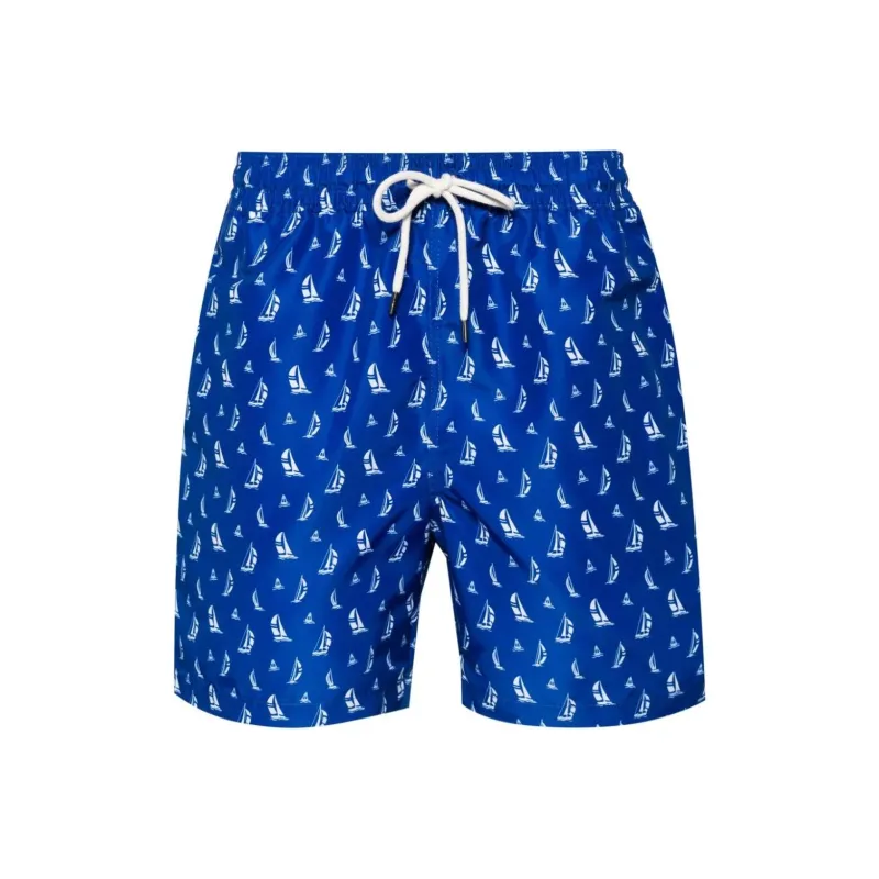 Polo Ralph Lauren Graphic Printed Drawstring Swim Shorts-0