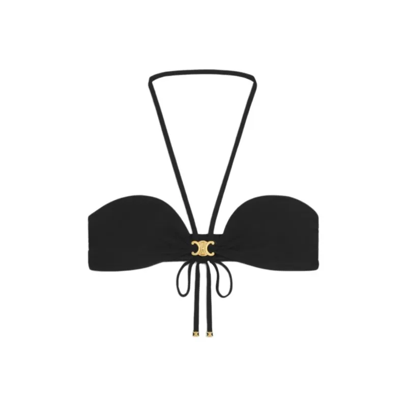 CELINE Triomphe SS25 Bra Women's 1 Pack Black-0