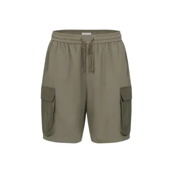 URBAN REVIVO Cargo Shorts Men's Green Khaki