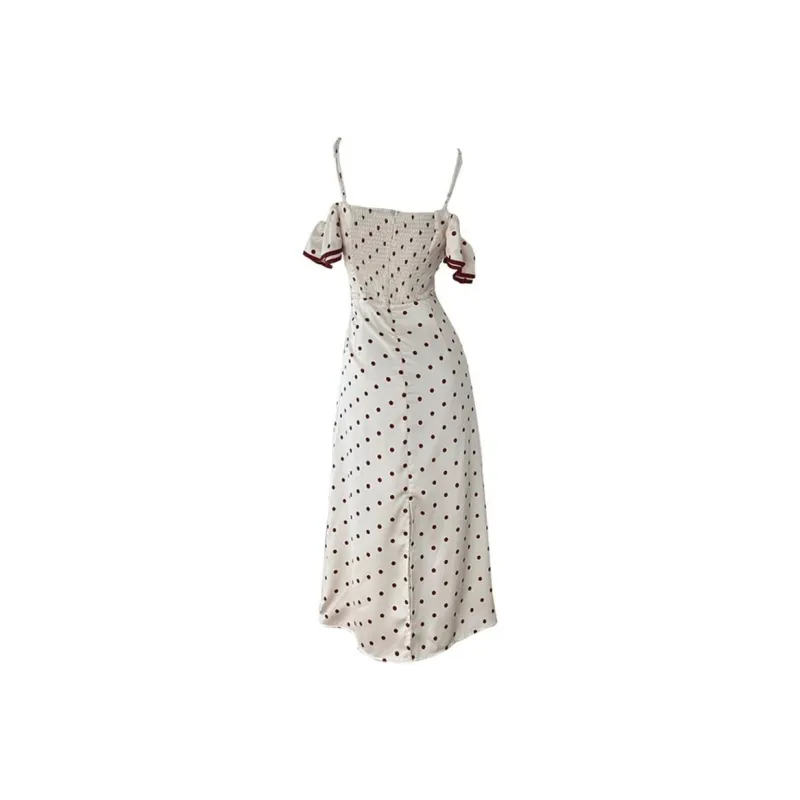 JOSR Slip Dresses Women's White-1