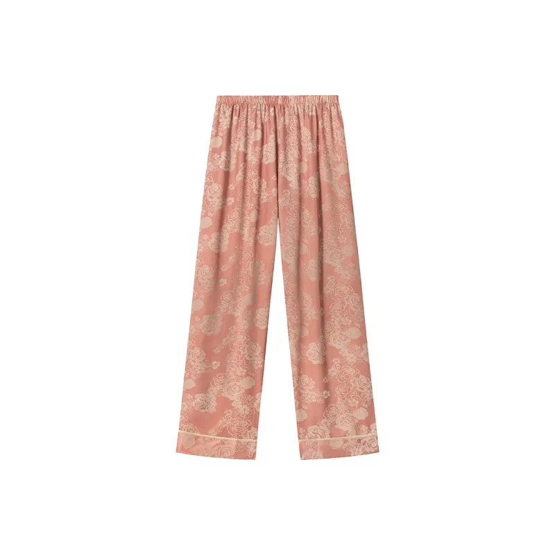 Shanghai Story Pajama Set Women's Flower Language Pink-5