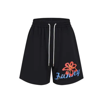 LIUREGALI Casual Shorts Men Black