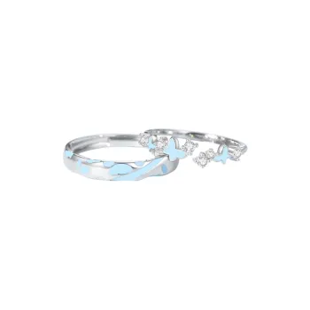 YINGNIXINDONG S925 Silver Rings Unisex